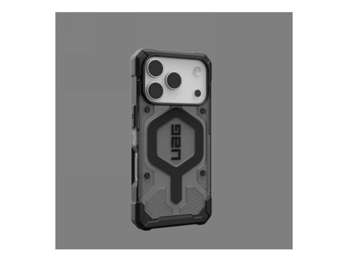 Capa UAG Pathfinder Clear MagSafe para iPhone 17 Pro - Cinza/Preta