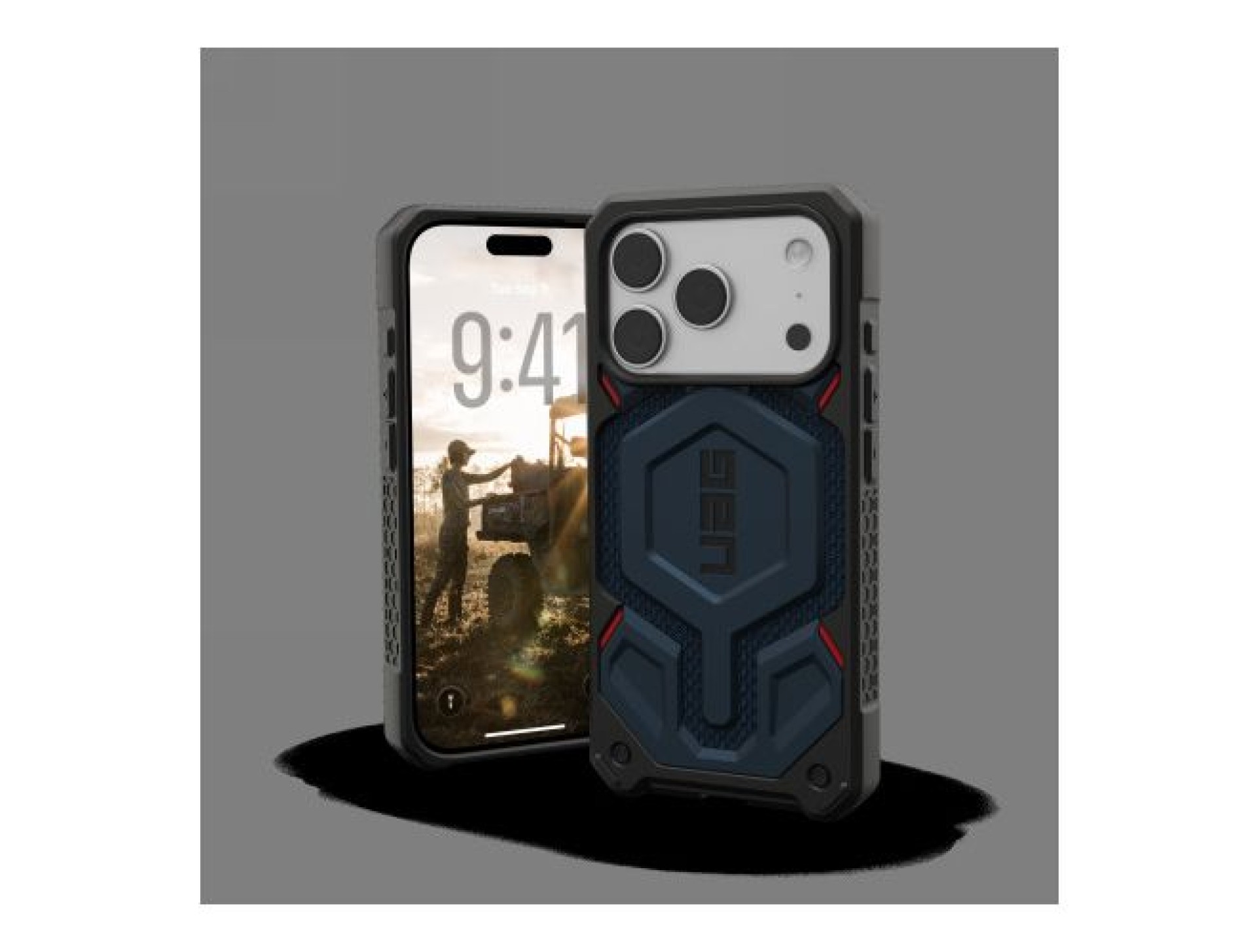 Capa UAG Monarch Pro MagSafe para iPhone 17 Pro - Azul Marinho