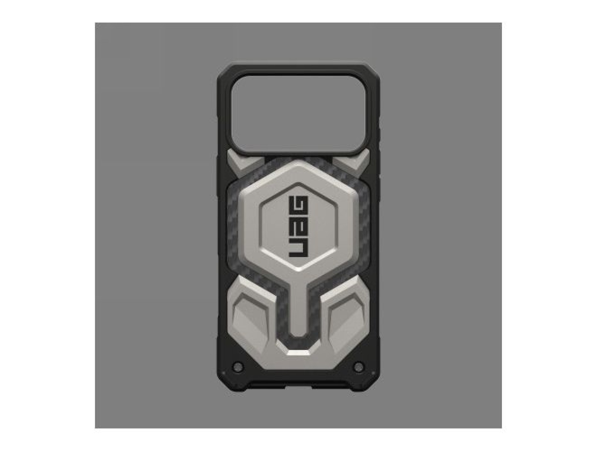 Capa UAG Monarch Pro MagSafe para iPhone 17 Pro Max - titânio