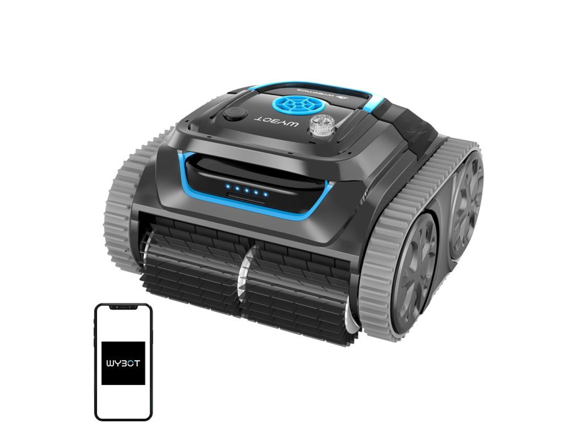Robô de limpeza de piscinas sem fio Wybot S1