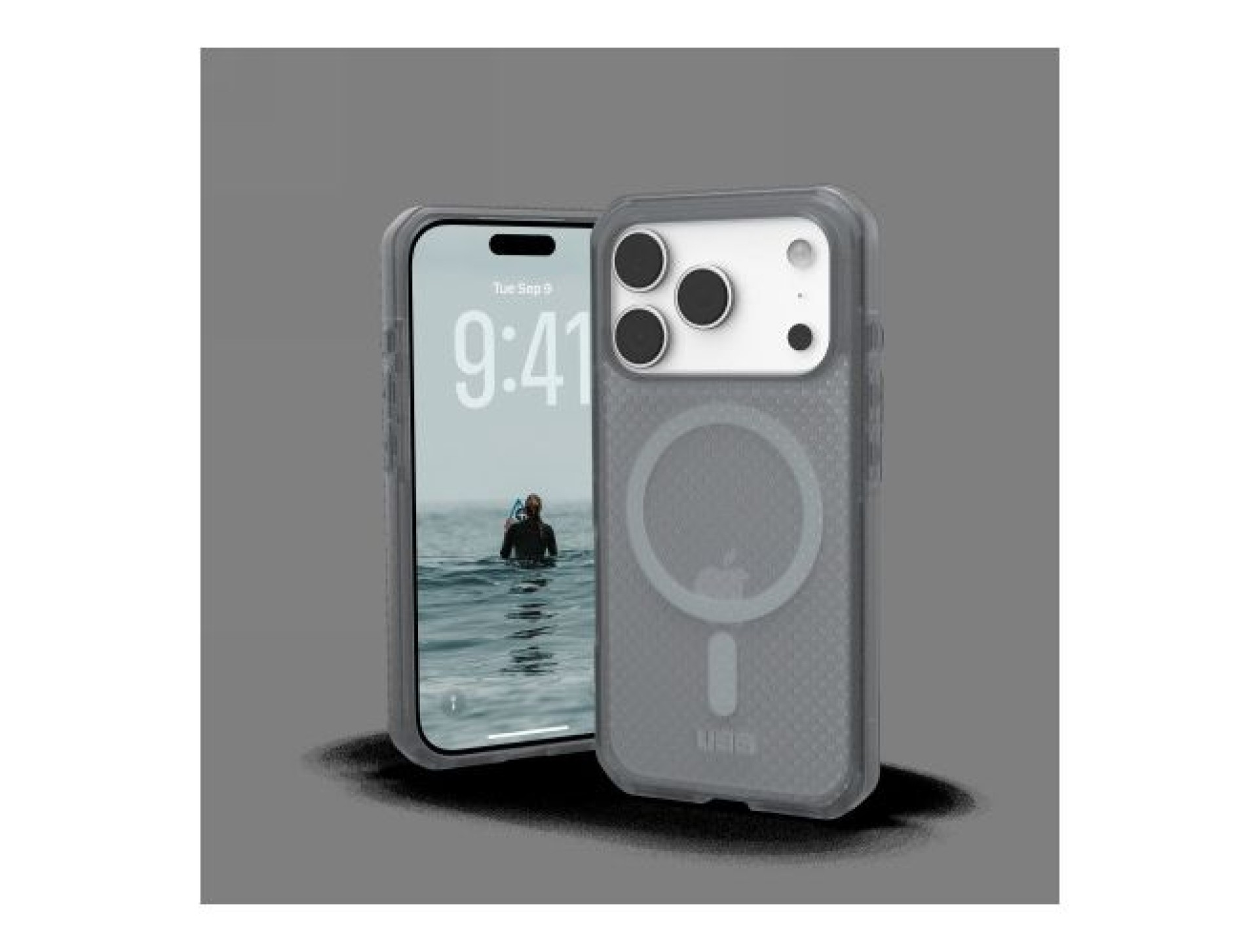 Funda UAG Dot MagSafe para iPhone 17 Pro - Gris