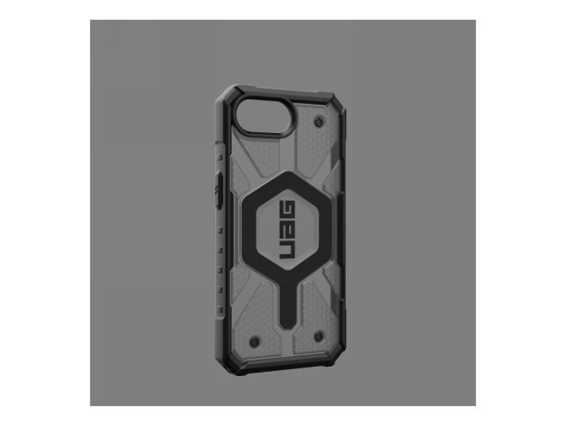 UAG Pathfinder Clear MagSafe iPhone 16e Case - Gray/Black
