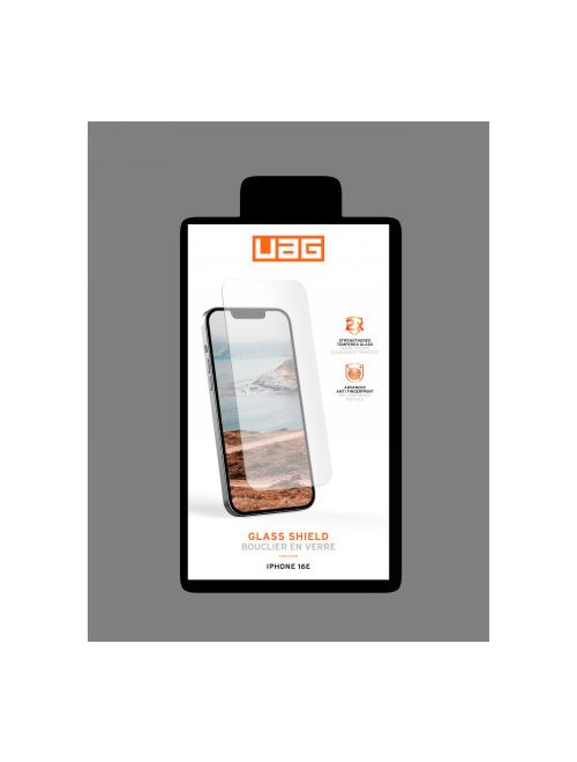 Protector de cristal UAG para iPhone 16e