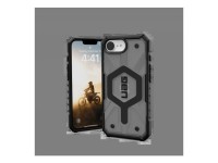UAG Pathfinder Clear MagSafe iPhone 16e Case - Gray/Black UAG Pathfinder Clear MagSafe iPhone 16e Case - Gray/Black