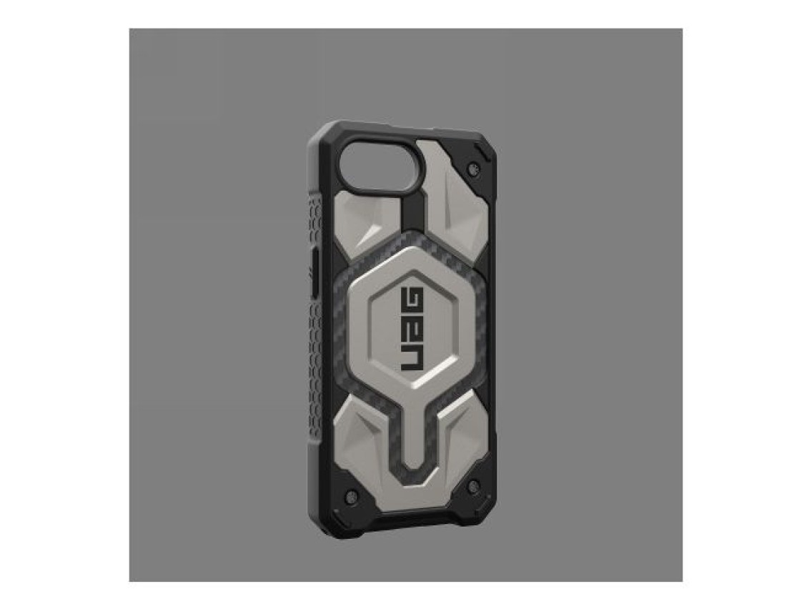 Funda UAG Monarch Pro MagSafe para iPhone 16e - titanio