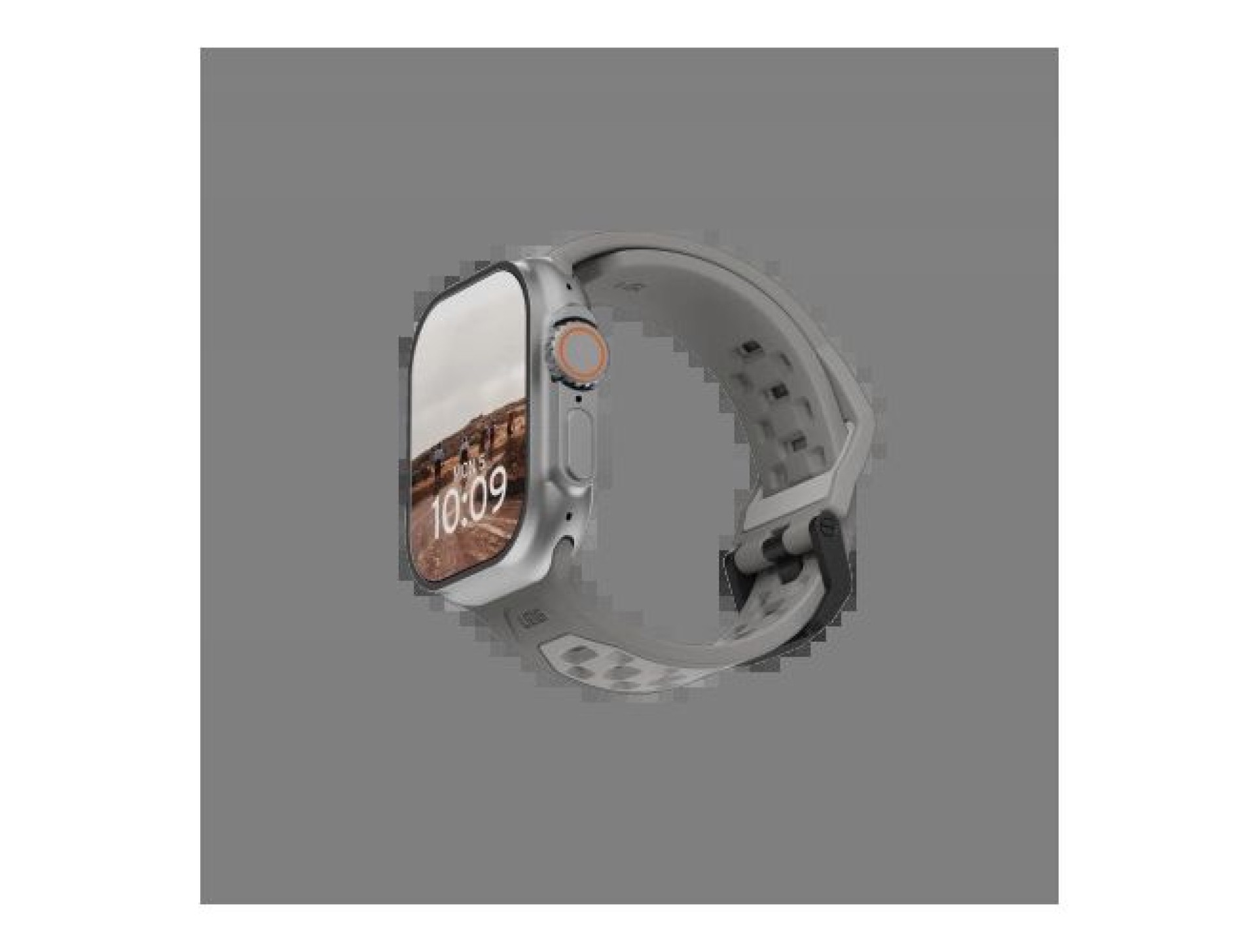 Pulseira de silicone UAG Civilian para Apple Watch 42/44/45/46/49 mm - Titânio