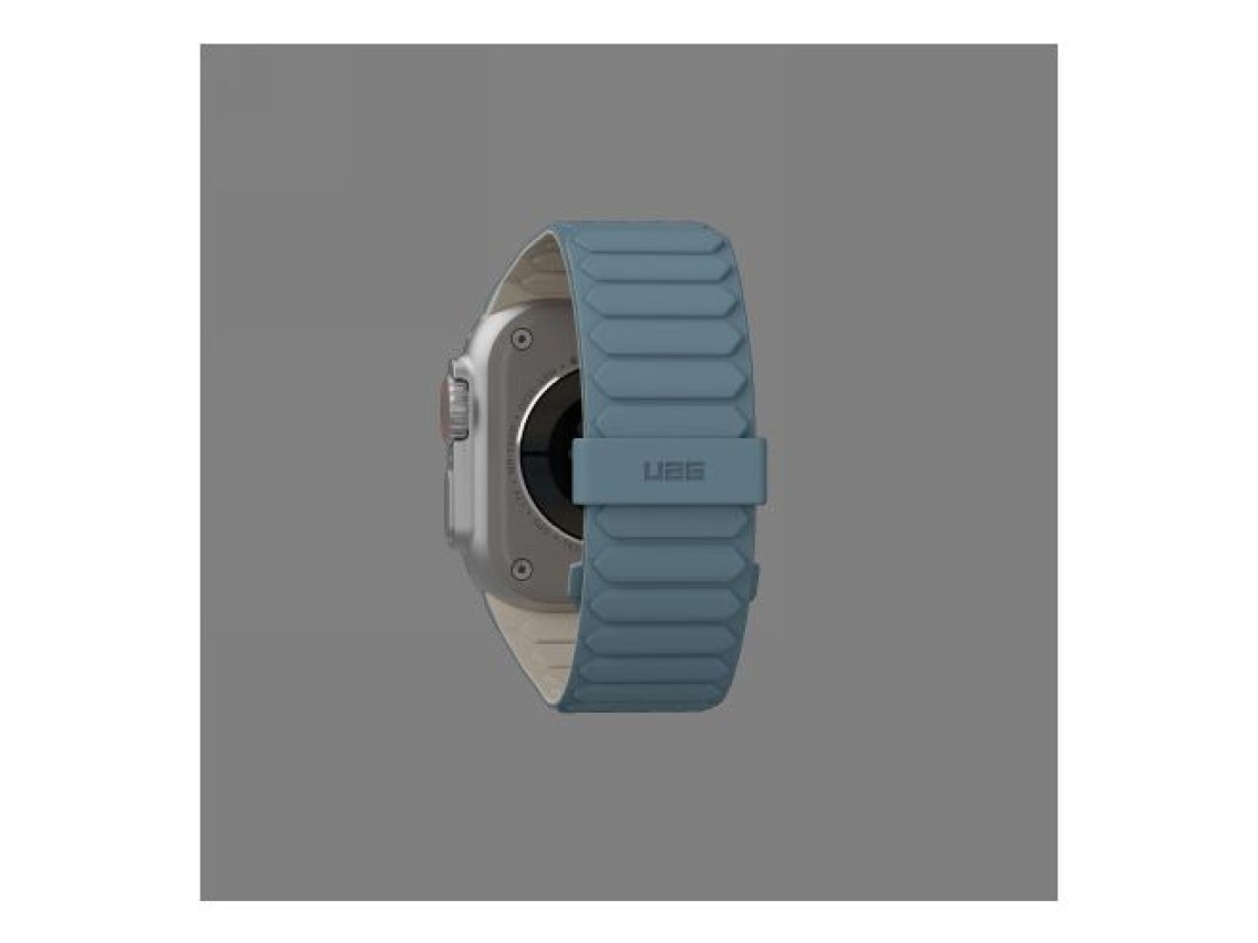 Pulseira magnética dupla face de silicone UAG Pathfinder para Apple Watch 42/44/45/46/49 mm - Cinza-