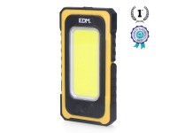 Linterna led cob solar force, recargable, con gancho e im�n, 10 w 750 lm