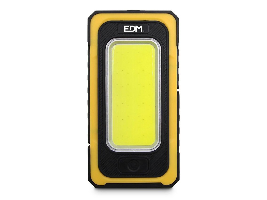 Linterna led cob solar force, recargable, con gancho e im�n, 10 w 750 lm