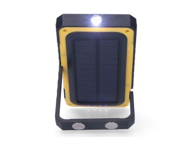 Linterna led cob solar force, recargable, con gancho e im�n, 10 w 750 lm