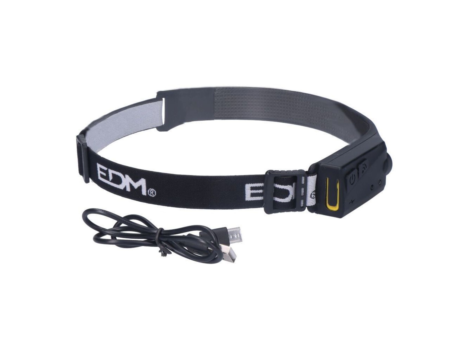 Linterna frontal con sensor recargable