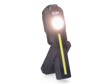 True work cob led work light 5 w 200lm + 200lm + top spot 50lm, rechargeable