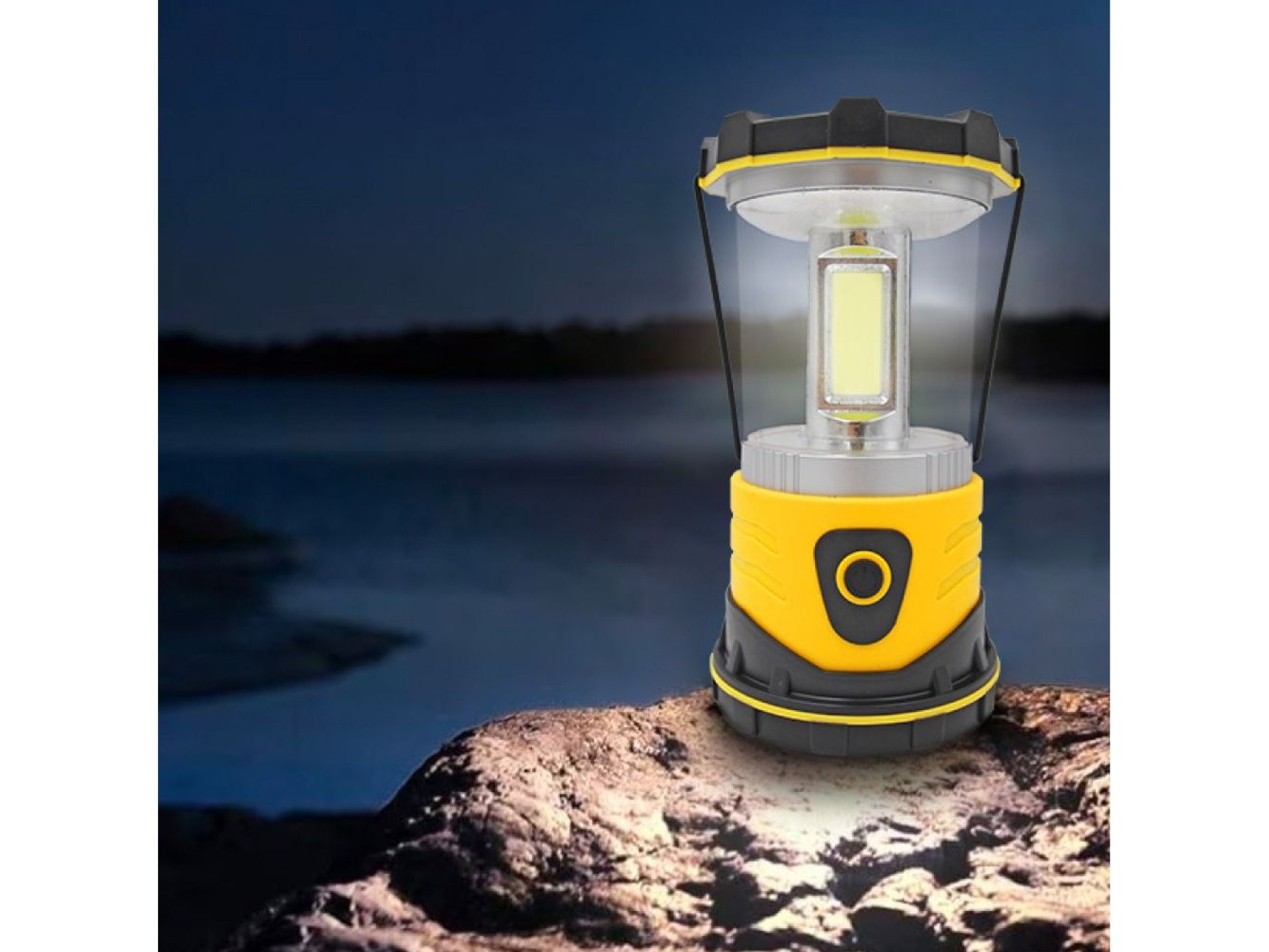 Farol led river trek, camping, pilas d, 3 w