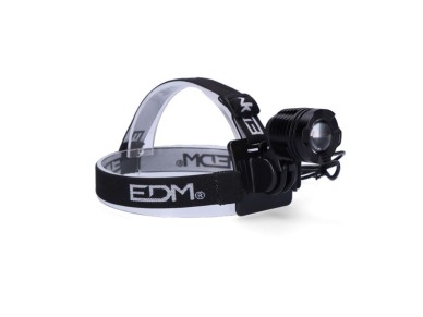 Rechargeable aluminium led spotlight 180 lm, 50 lm, flash. headlamp / bicycle function