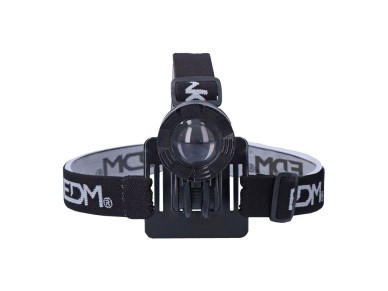 Rechargeable aluminium led spotlight 180 lm, 50 lm, flash. headlamp / bicycle function