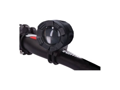 Rechargeable aluminium led spotlight 180 lm, 50 lm, flash. headlamp / bicycle function
