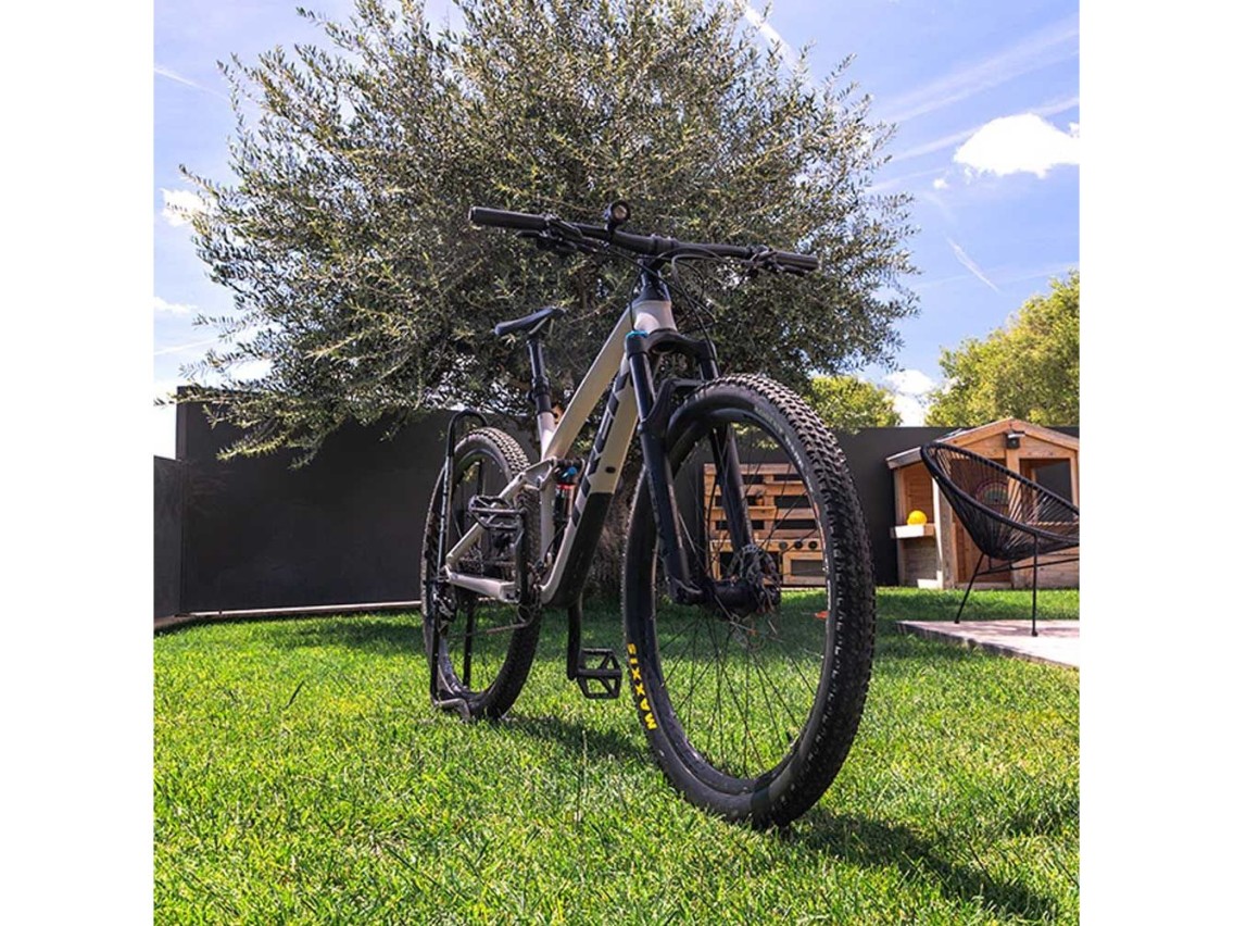 Foco led de aluminio recargable 180 lm, 50 lm, flash. función frontal / bicicleta