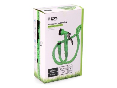 Extensible hose �12 mm, � in, 22 m