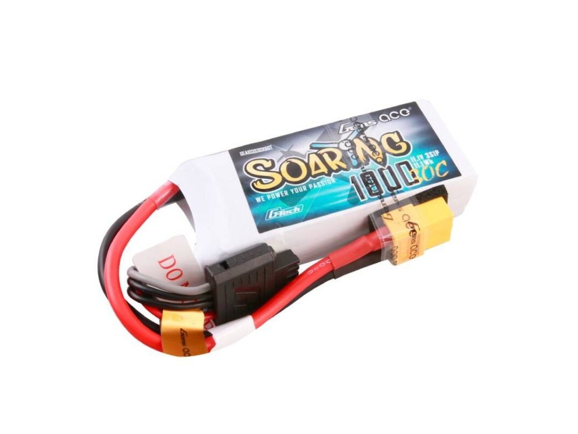 Bateria Lipo Gens ace G-Tech Soaring 1000mAh 11.1V 30C 3S1P