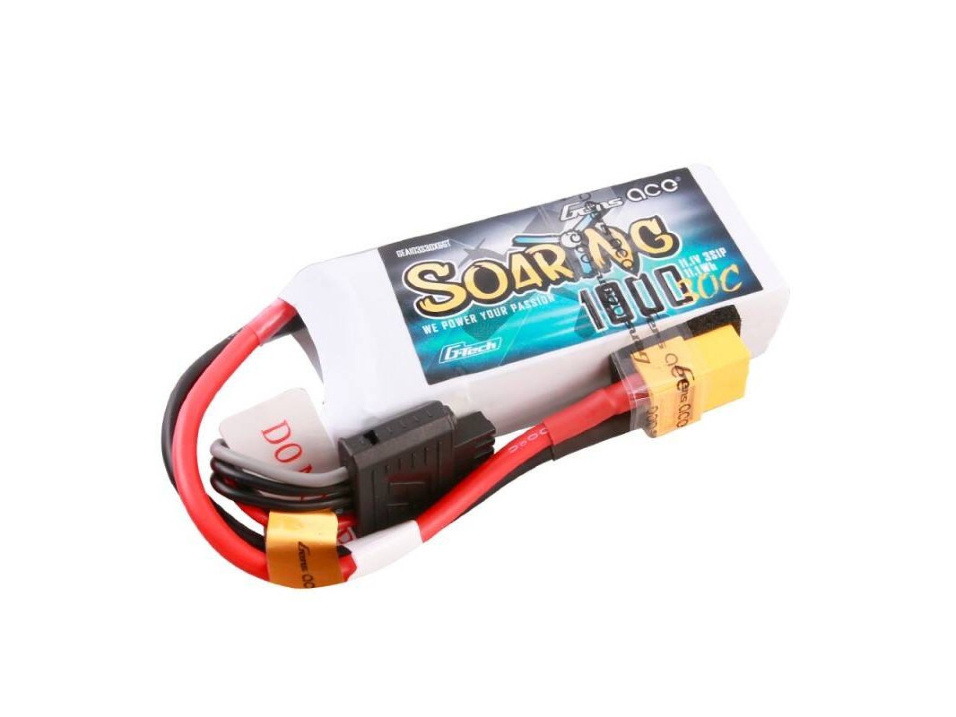 Bateria Lipo Gens ace G-Tech Soaring 1000mAh 11.1V 30C 3S1P