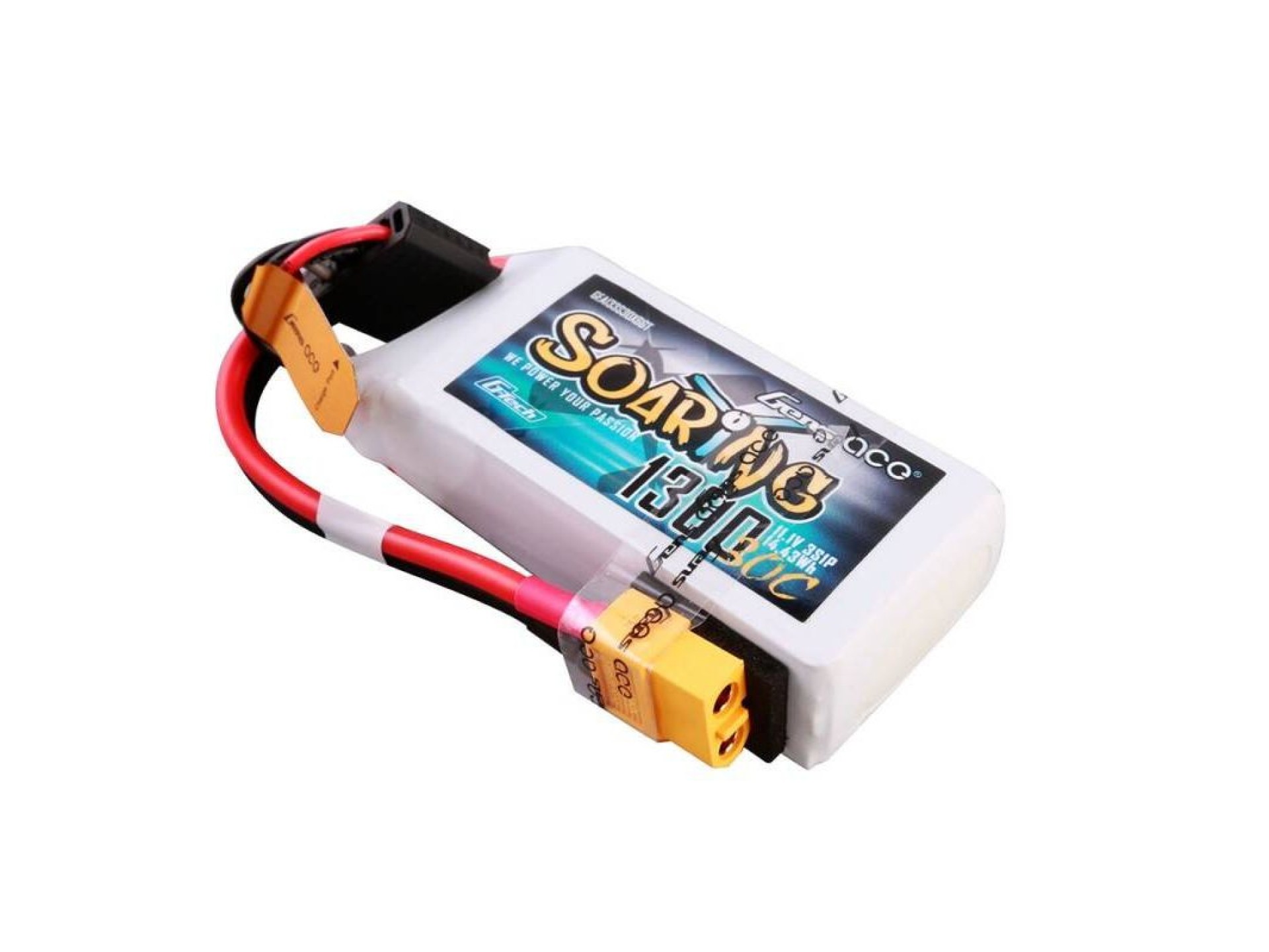 Gens ace G-Tech Soaring 1300mAh 11.1V 30C 3S1P Lipo Battery