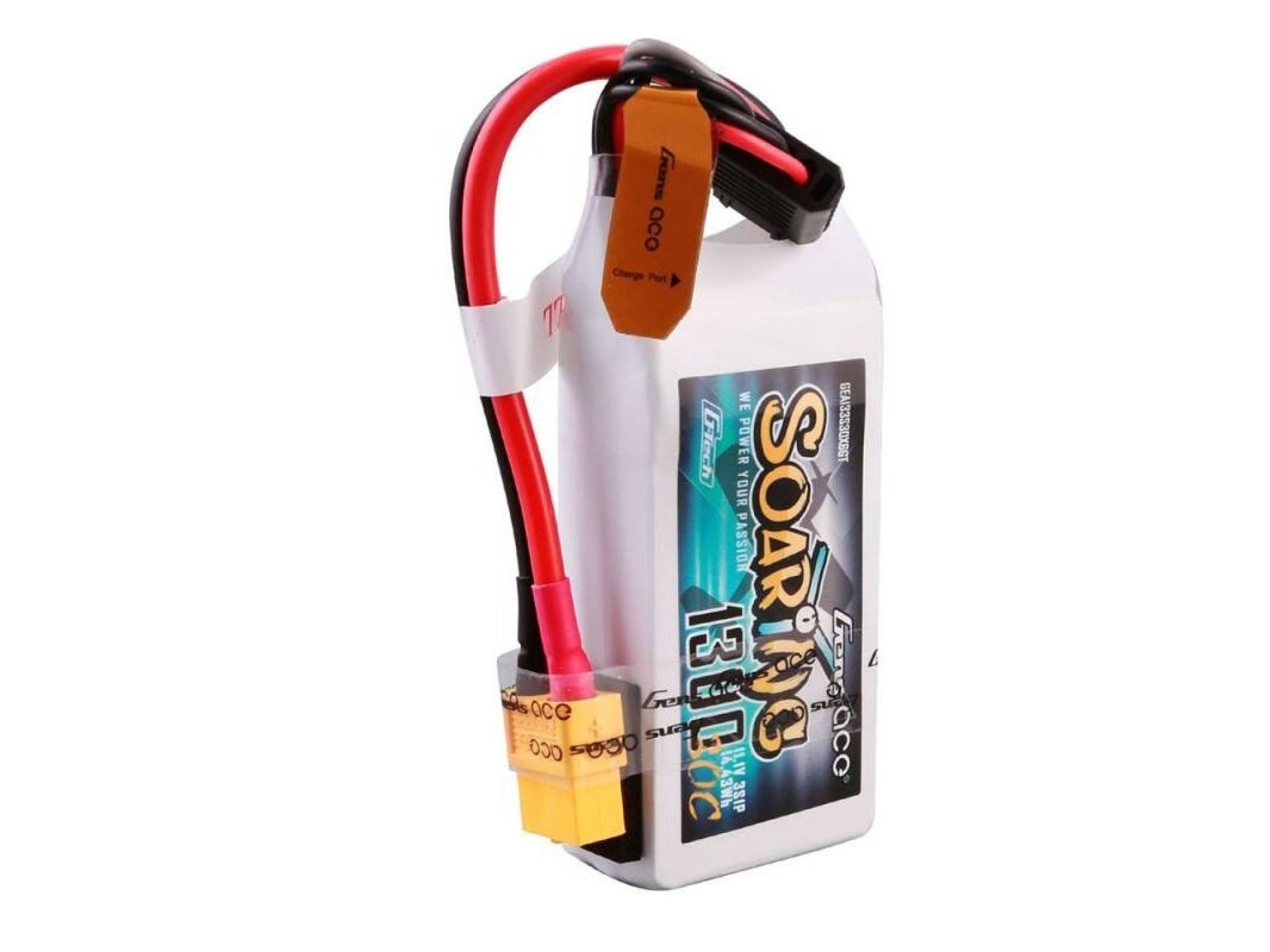 Gens ace G-Tech Soaring 1300mAh 11.1V 30C 3S1P Lipo Battery