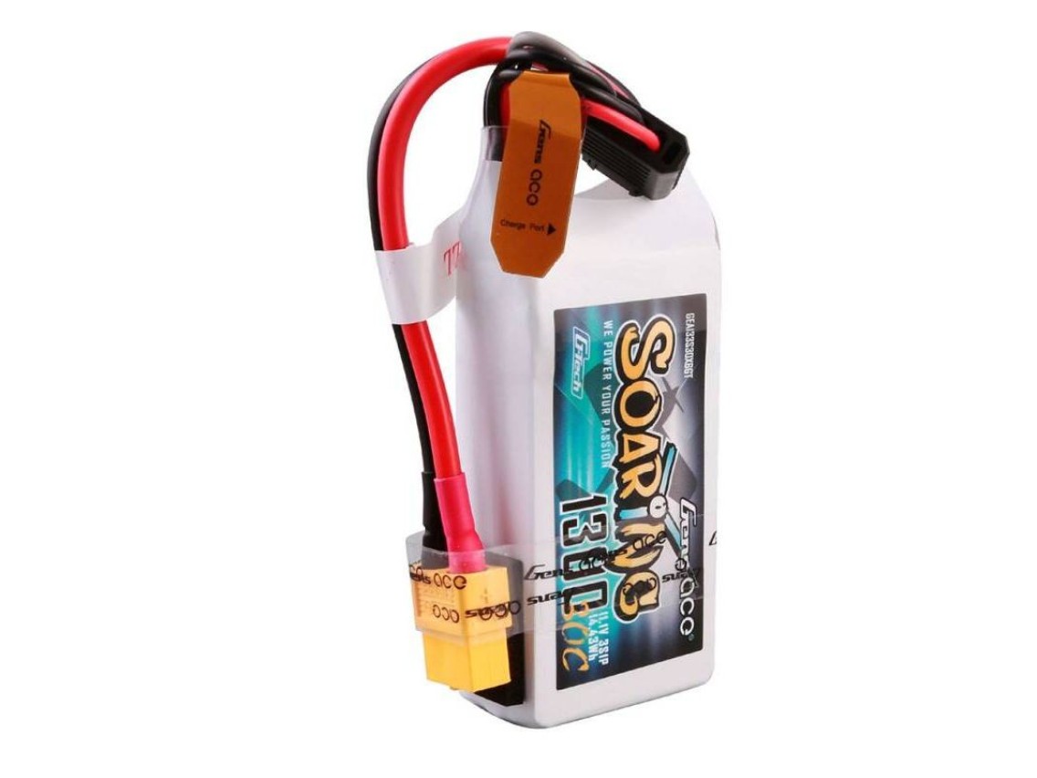 Gens ace G-Tech Soaring 1300mAh 11.1V 30C 3S1P Lipo Battery