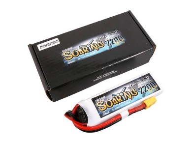 Batería Gens Ace G-Tech Soaring de 2200 mAh, 7,4 V, 30 C, 2S1P XT60 Batería Gens Ace G-Tech Soaring de 2200 mAh, 7,4 V, 30 C, 2S1P XT60