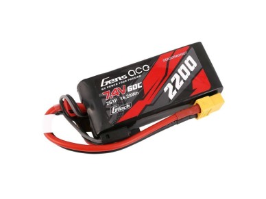 Bateria GensAce G-Tech LiPo 2200mAh 7.4V 60C 2S1P XT60 Bateria GensAce G-Tech LiPo 2200mAh 7.4V 60C 2S1P XT60