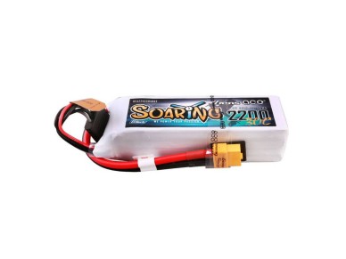 Gens ace G-Tech Soaring 2200mAh 14.8V 30C 4S1P Lipo Battery Pack with XT60 plug
