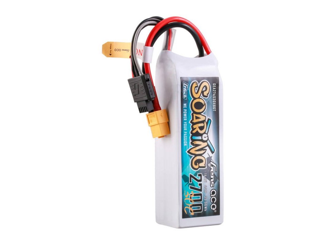 Gens ace G-Tech Soaring 2700mAh 14.8V 30C 4S1P LiPo XT60
