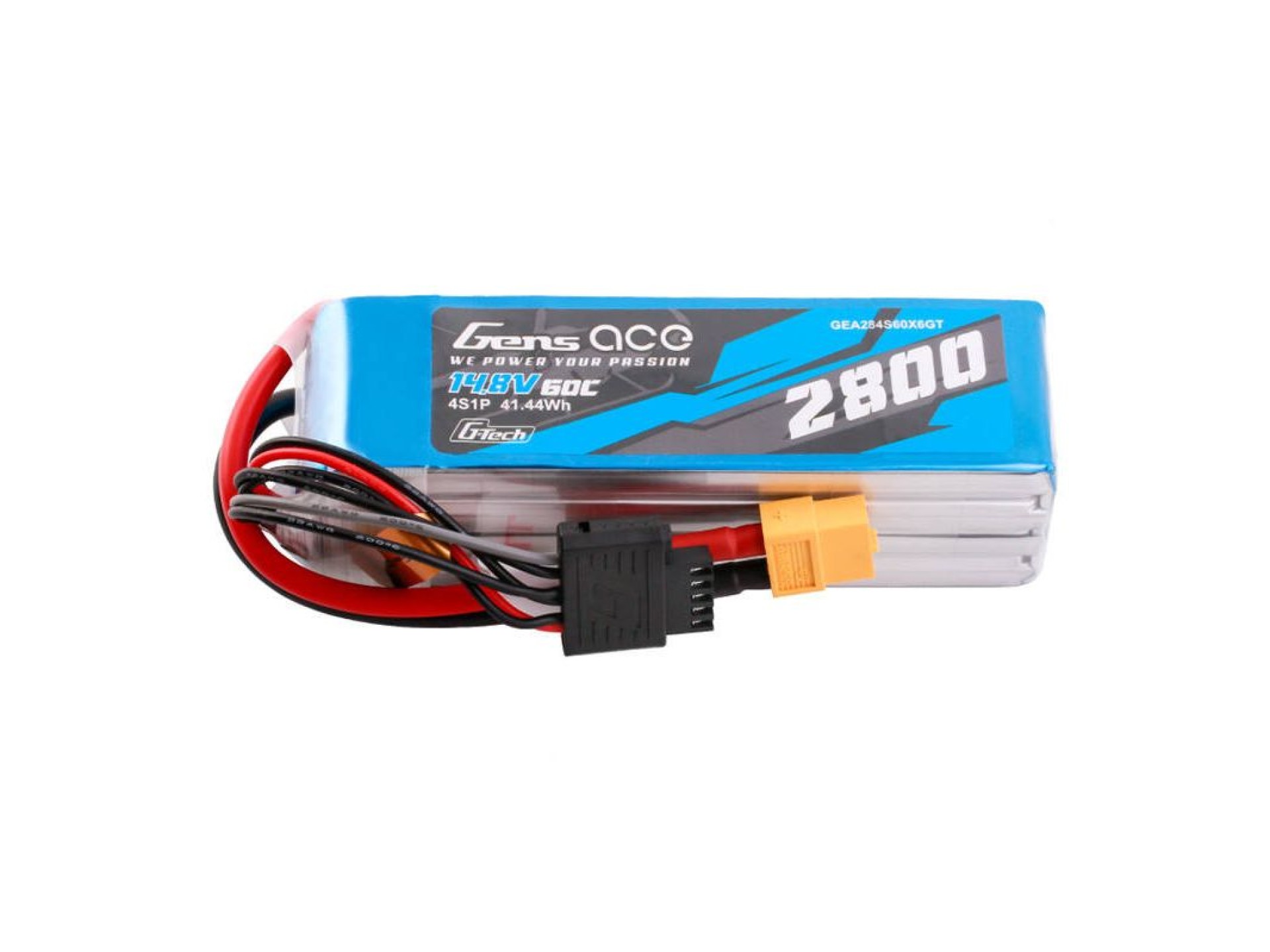 Gens ace G-Tech Soaring 2800mAh 14.8V 60C 4S1P LiPo XT60