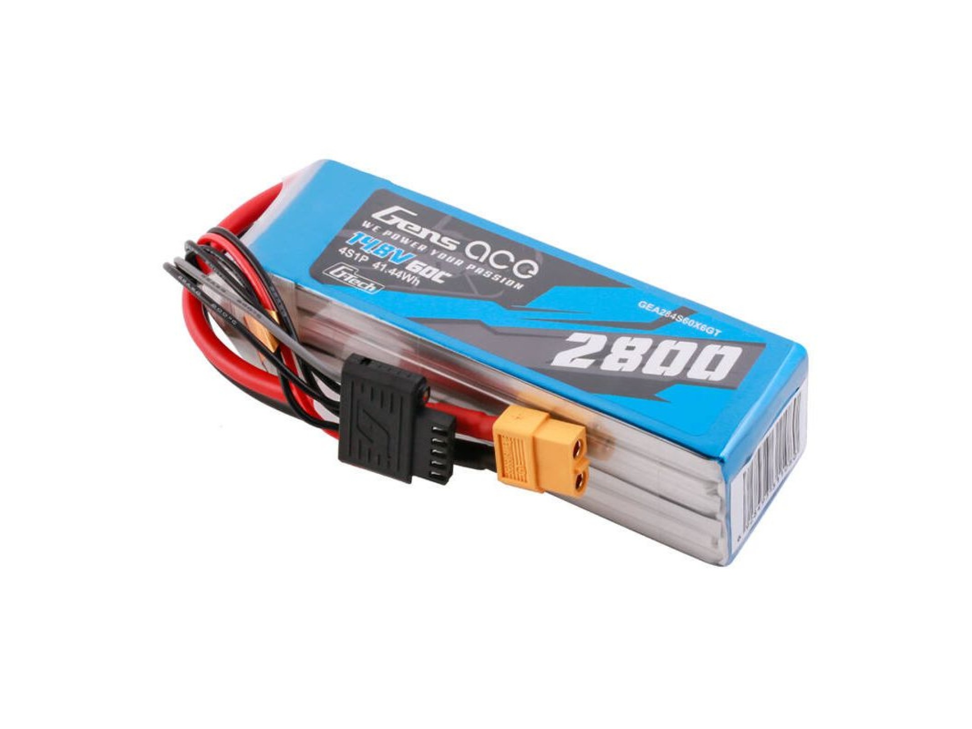 Gens ace G-Tech Soaring 2800mAh 14.8V 60C 4S1P LiPo XT60