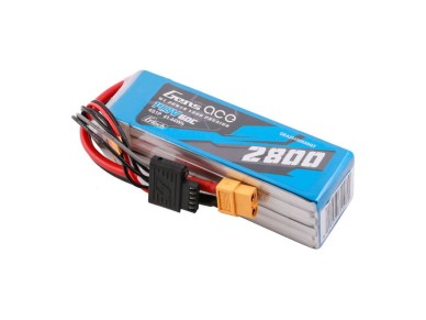 Batería LiPo XT60 Gens Ace G-Tech Soaring de 2800 mAh, 14,8 V, 60 C, 4S1P Batería LiPo XT60 Gens Ace G-Tech Soaring de 2800 mAh, 14,8 V, 60 C, 4S1P