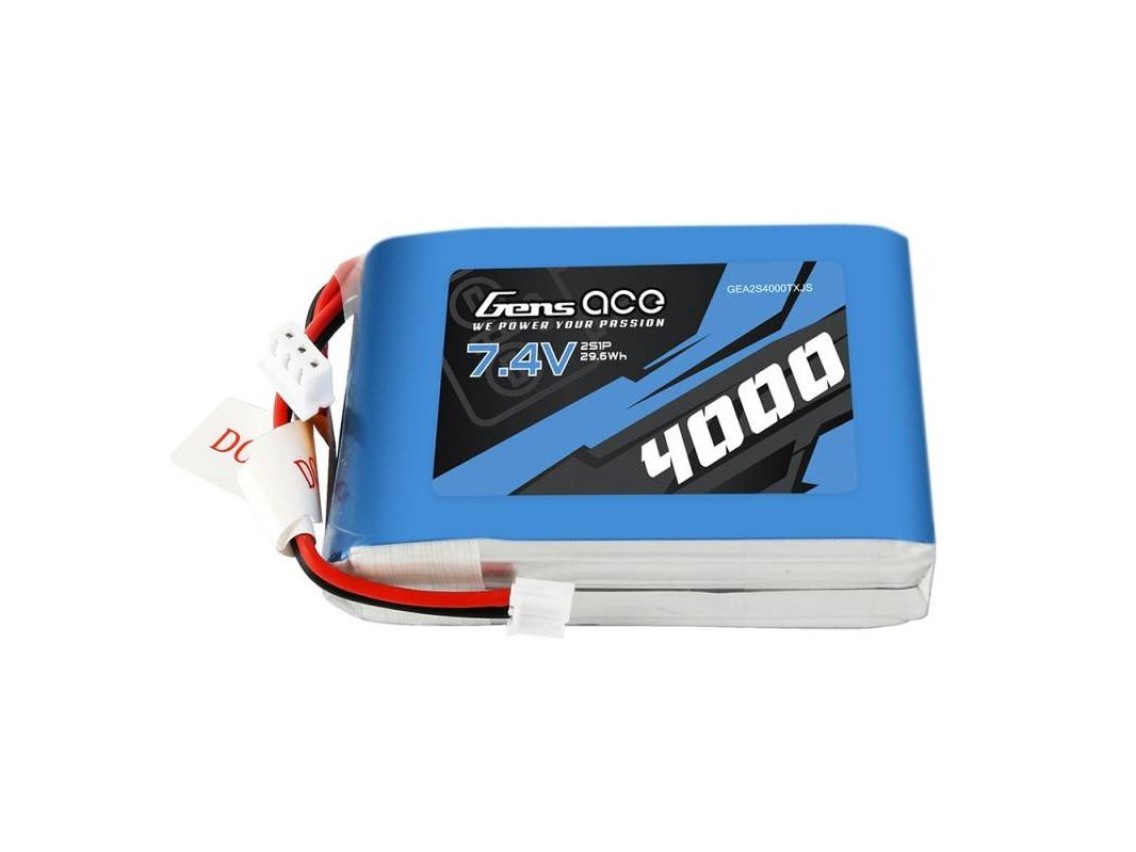 Batería de LiPo Gens Ace de 4000 mAh, 7,4 V y 1 C