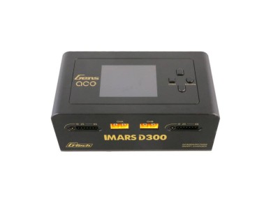 Cargador de bater�a RC Gens Ace IMARS D300 G-Tech Channel CA/CC 300 W/700 W - UE Negro