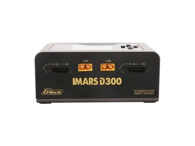 Carregador de bateria RC Gens Ace IMARS D300 G-Tech Channel AC/DC 300W/700W - Preto (UE)