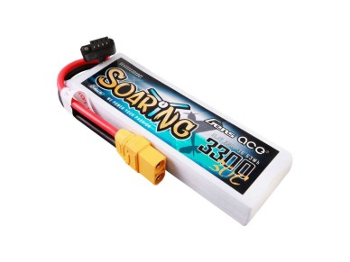 Batería Lipo Gens ace G-Tech Soaring de 3300 mAh, 11,1 V, 30 C, 3S1P, con conector XT90 Batería Lipo Gens ace G-Tech Soaring de 3300 mAh, 11,1 V, 30 C, 3S1P, con conector XT90