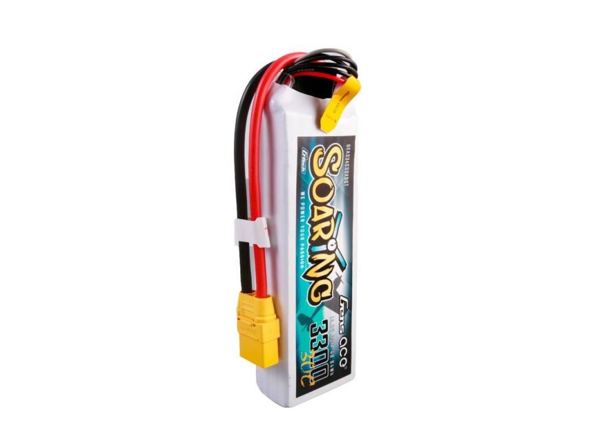 Batería de polímero de litio Gens ace G-Tech Soaring de 3300 mAh, 14,8 V, 30 C, 4S1P