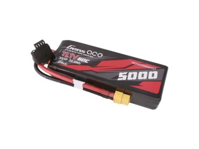 Gens ace G-Tech 5000mAh 11.1V 60C 3S1P Short-Size Lipo With XT60 Plug Gens ace G-Tech 5000mAh 11.1V 60C 3S1P Short-Size Lipo With XT60 Plug