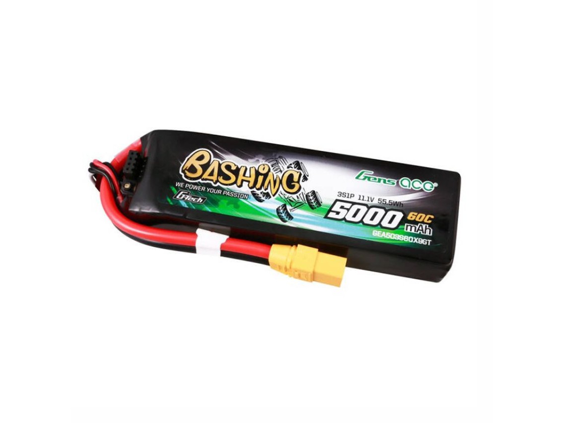 Bateria GensAce 5kmAh 11.1V 60C 3S1P com conector XT90