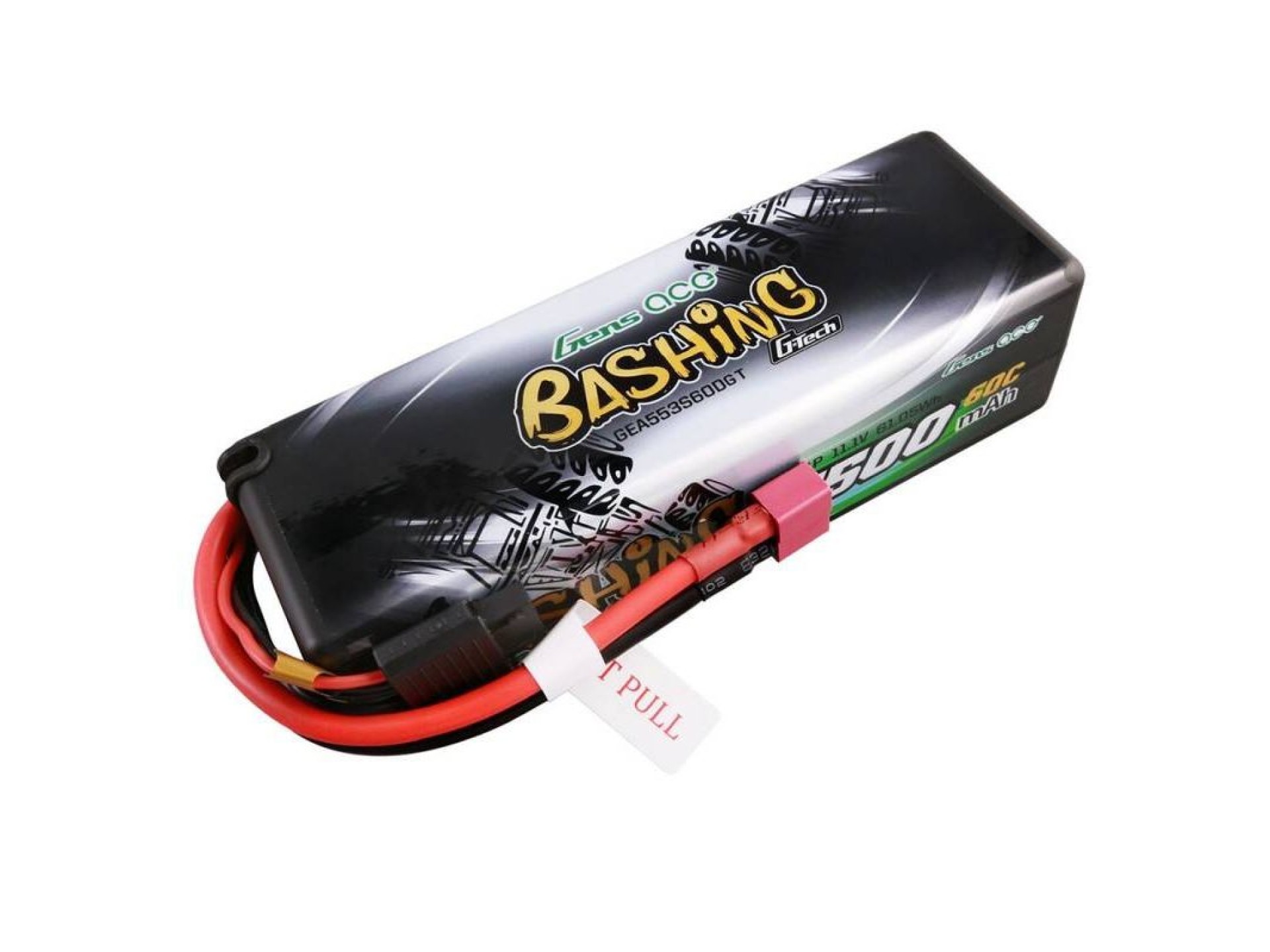 Bateria automotiva Gens ace G-Tech 5500mAh 11.1V 3S1P 60C HardCase 15#