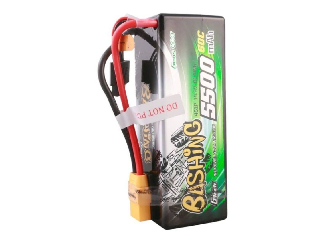Bateria Lipo Gens ace G-Tech 5500mAh 4S1P 14.8V 60C HardCase para carros RC
