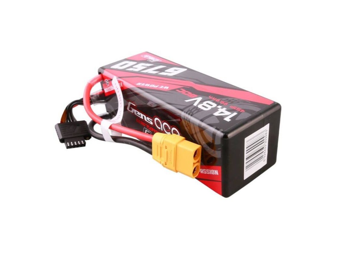 Gens ace G-Tech 6750mAh 14.8V 60C 4S1P 14# XT90 Battery