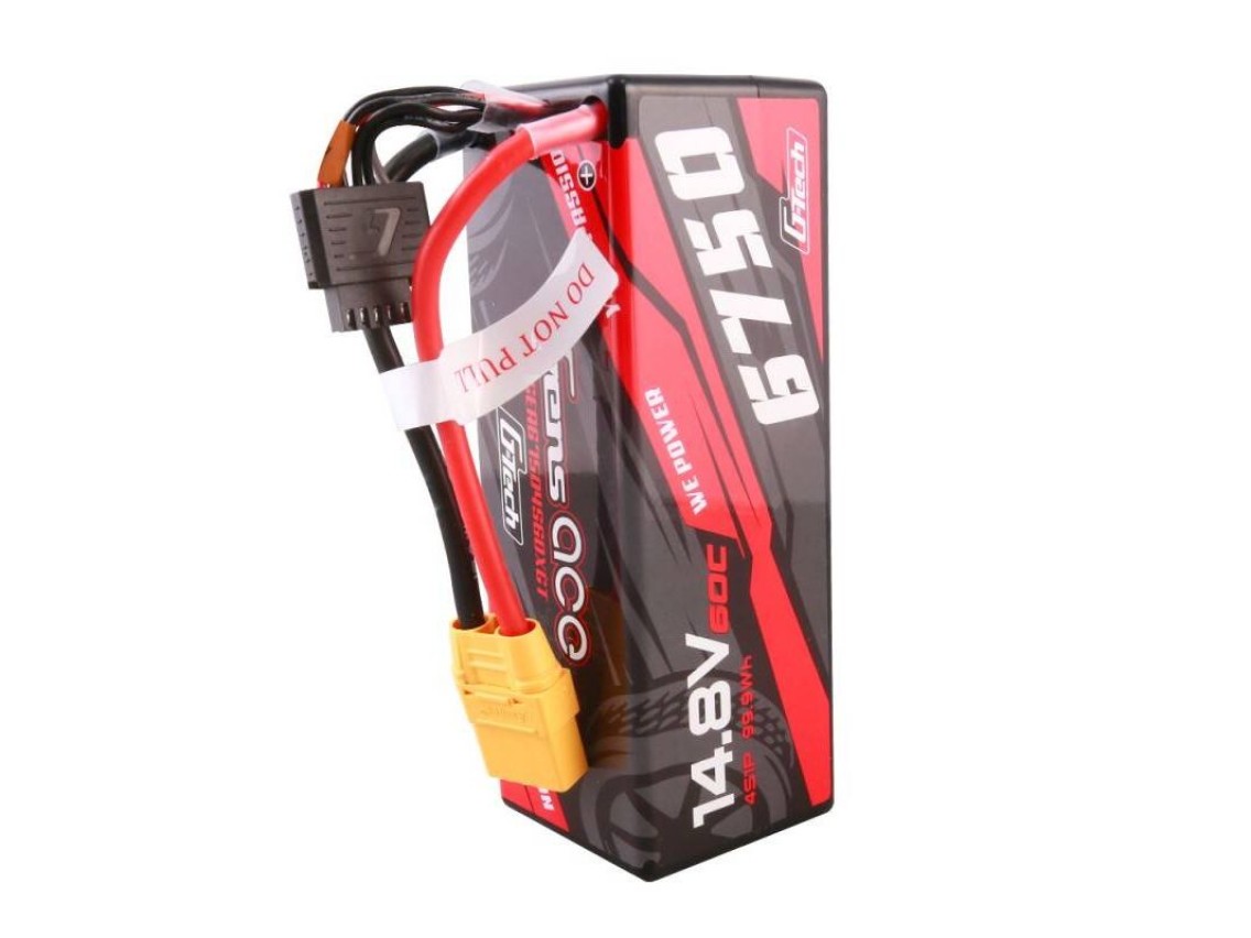 Gens ace G-Tech 6750mAh 14.8V 60C 4S1P 14# XT90 Battery