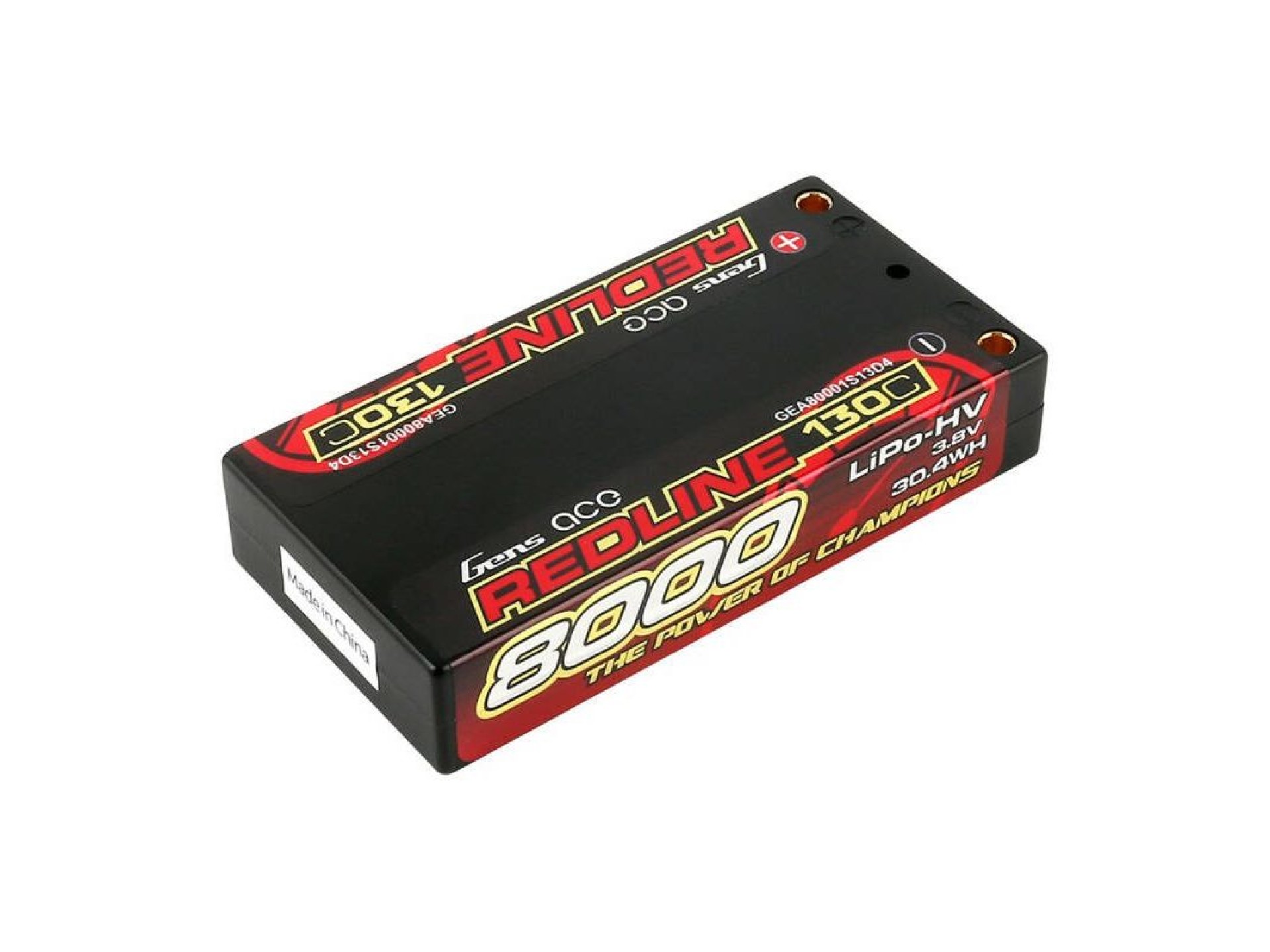 Batería de polímero de litio GENS ACE 8000 mAh 3,8 V 1S2P 130 C