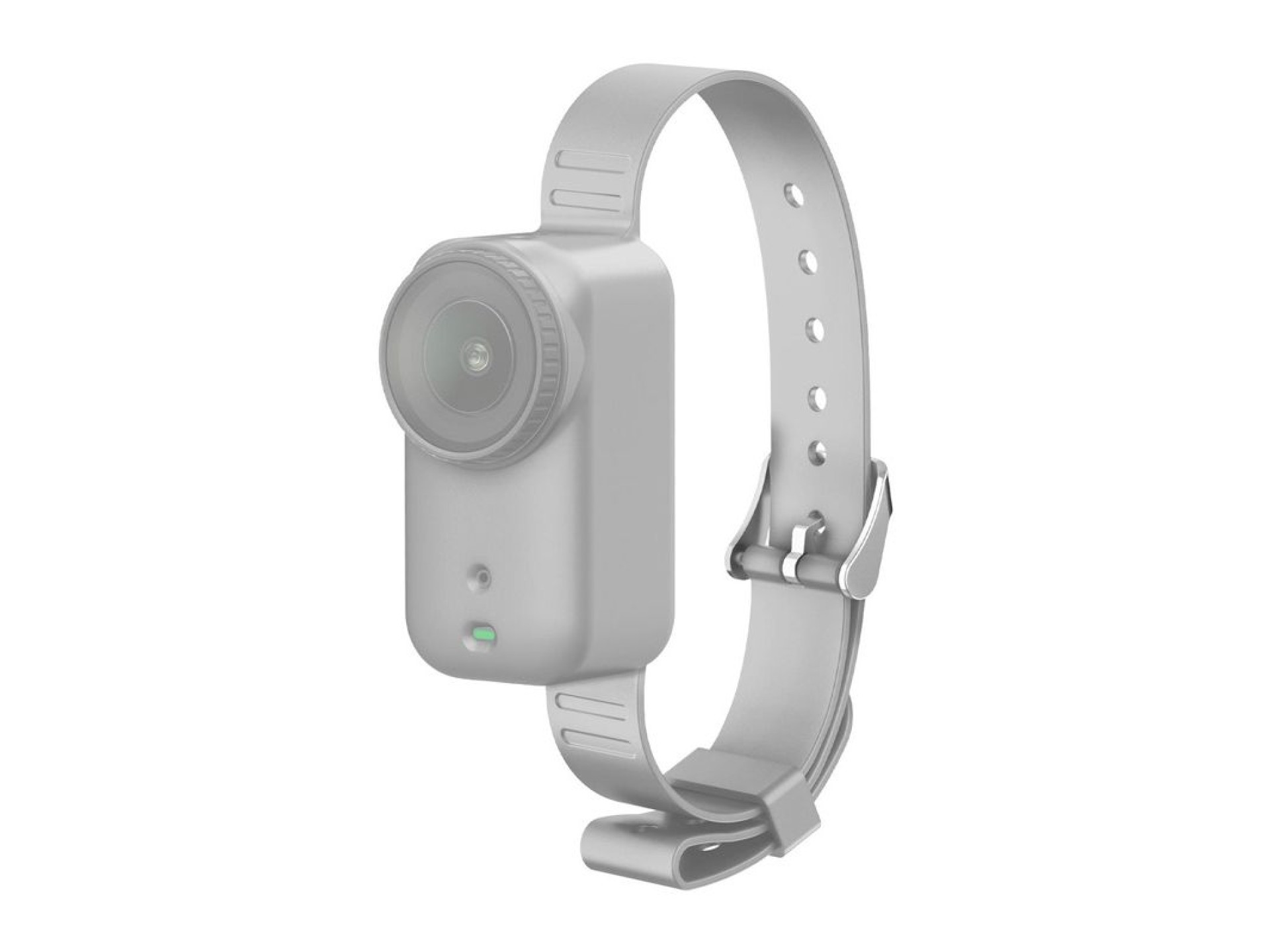 Pulseira de silicone / Coleira para animais de estimação Puluz para DJI Osmo Nano (Cinza)