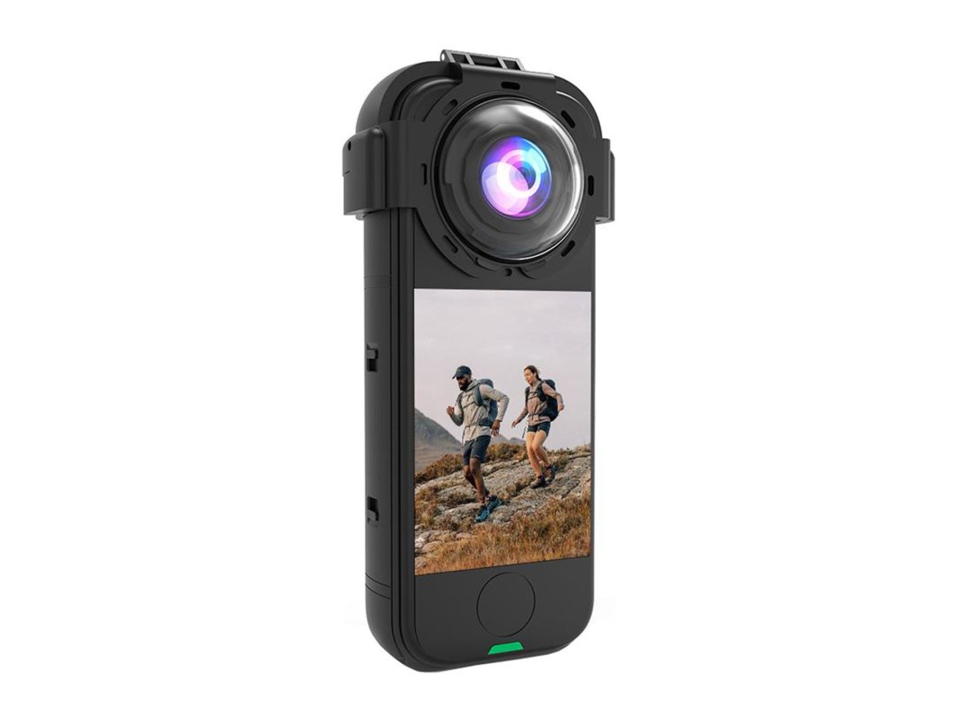 Estuche protector de lente con cristal templado Puluz para Insta360 X4 Air