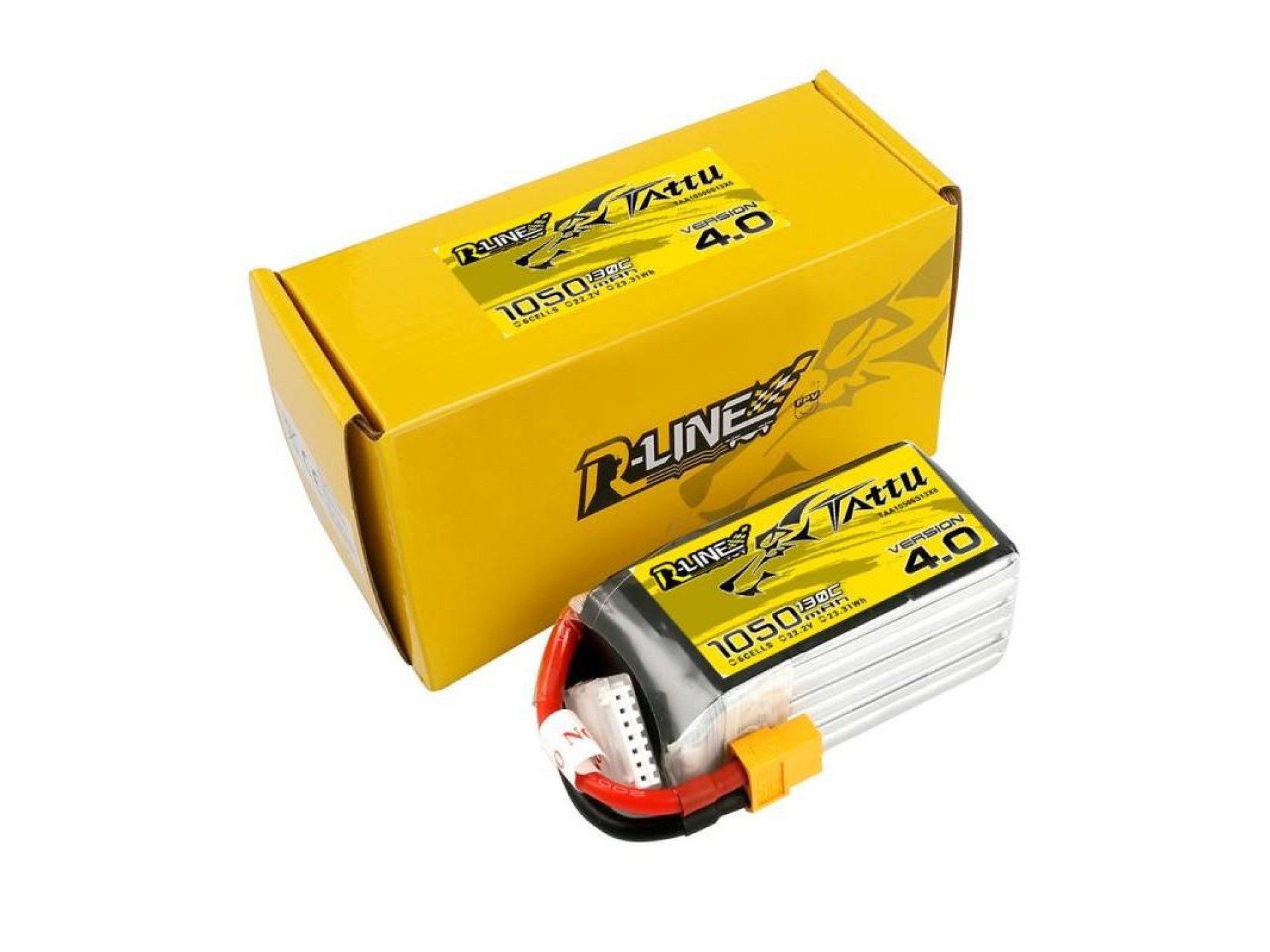 Bateria Tattu R-Line 4.0 1050mAh 22.2V 130C 6S1P XT60