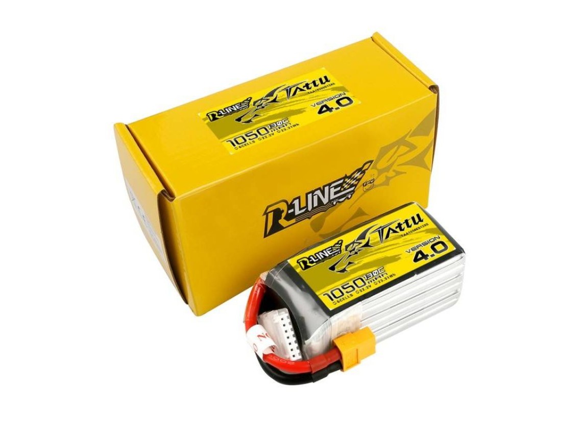 Bateria Tattu R-Line 4.0 1050mAh 22.2V 130C 6S1P XT60
